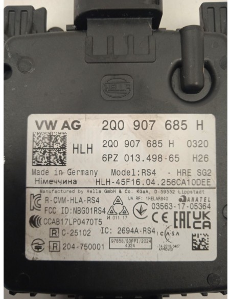 Recambio de modulo electronico para seat arona (kj7, kjp) 1.0 tsi referencia OEM IAM 2Q0907685H  