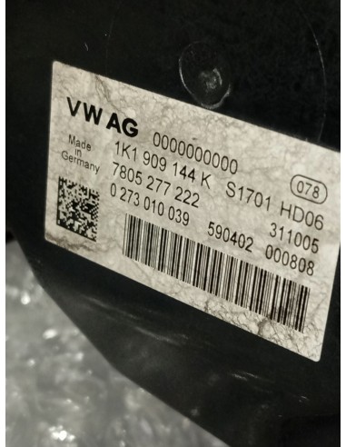 Recambio de cremallera direccion para audi a3 (8p1) 1.9 tdi referencia OEM IAM 1K1423051CC ELECTRICA 