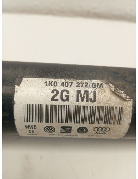 Recambio de transmision delantera derecha para audi a3 (8p1) 1.9 tdi referencia OEM IAM 1K0407272GM  