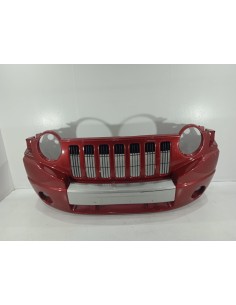 Recambio de paragolpes delantero para jeep compass limited 4x4 referencia OEM IAM 68002271AC COLOR ROJO 