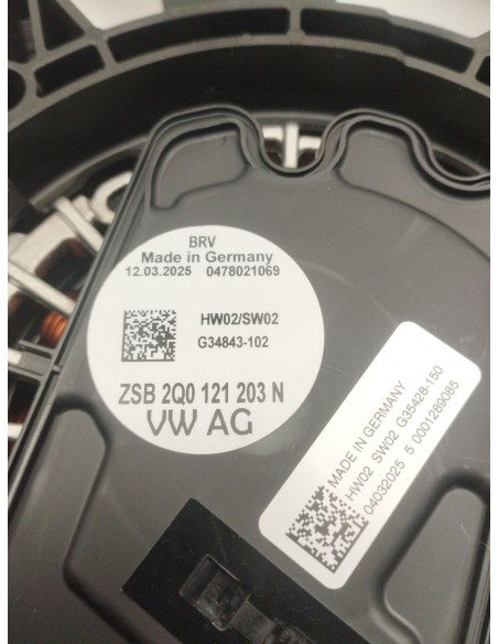 Recambio de electroventilador para volkswagen taigo (cs1) 1.0 tsi referencia OEM IAM 2Q0121207J  