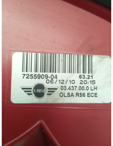 Recambio de piloto trasero izquierdo para mini mini (r56) one d referencia OEM IAM 63212757009  