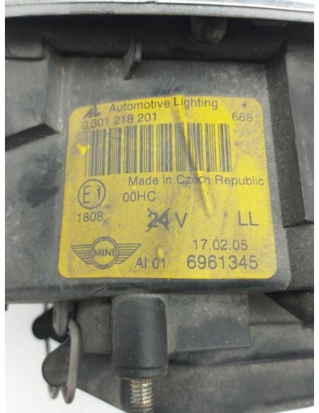 Recambio de faro izquierdo para mini mini descapotable (r52) one referencia OEM IAM 63127198729  