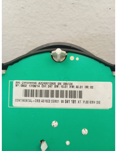 Recambio de cuadro instrumentos para citroën c3 ii (sc_) 1.6 hdi referencia OEM IAM 98041181XT  
