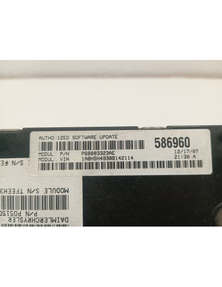 Recambio de centralita cambio automatico para chrysler grand voyager v (rt) 2.8 crd referencia OEM IAM P68003323AE  
