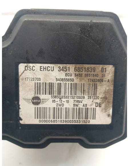 Recambio de abs para mini mini (r56) one d referencia OEM IAM 34516851839  