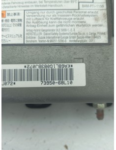 Recambio de airbag rodilla para suzuki swift azg (nz) glx referencia OEM IAM 7395068L10   2