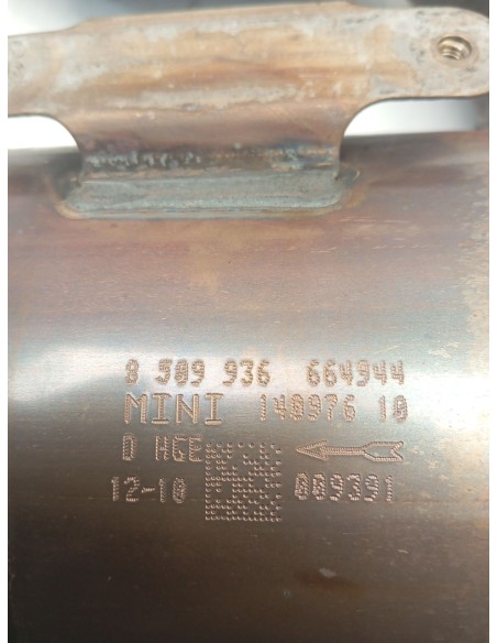 Recambio de catalizador para mini mini (r56) one d referencia OEM IAM 8509936 664944 14697610  