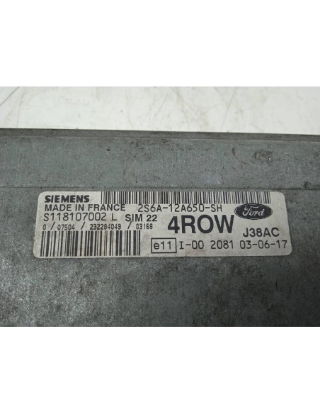 Recambio de centralita motor uce para ford fiesta (cbk) 1.4 16v cat referencia OEM IAM 2S6A12A650SH  