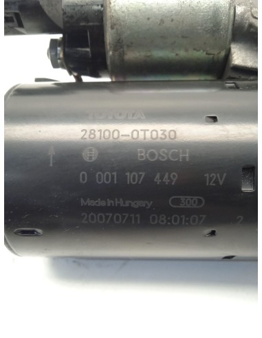 Recambio de motor arranque para toyota auris (_e15_) 1.6 (zre151_) referencia OEM IAM 281000T030  