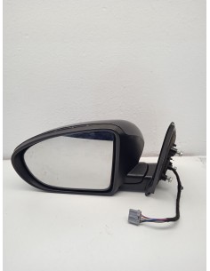Recambio de retrovisor izquierdo para nissan qashqai i (j10, nj10) 2.0 dci referencia OEM IAM 96302JD84A COLOR NEGRO 7 PINES