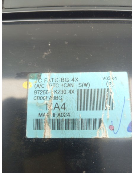 Recambio de mando climatizador para hyundai ix20 (jc) 1.6 crdi referencia OEM IAM   