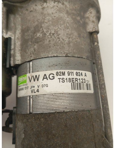 Recambio de motor arranque para volkswagen passat b6 (3c2) 2.0 tdi 16v referencia OEM IAM 02M911024A  