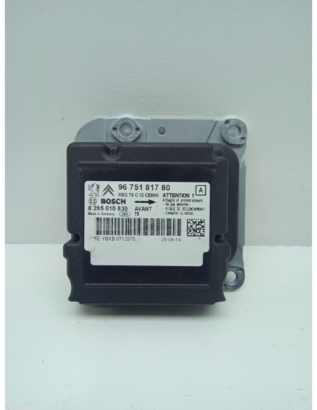 Recambio de centralita airbag para peugeot 3008 i monospace (0u_) 1.6 vti referencia OEM IAM   