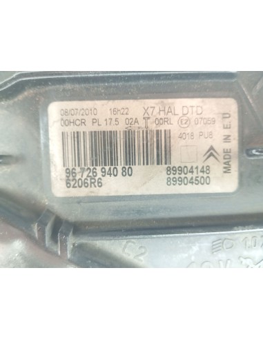 Recambio de faro derecho para citroën c5 iii (rd_) 2.0 hdi 140 referencia OEM IAM 9672694080  