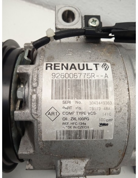 Recambio de compresor aire acondicionado para dacia sandero ii (b8_) 1.2 referencia OEM IAM 92006775R  