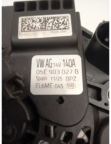 Recambio de alternador para volkswagen taigo (cs1) 1.0 tsi referencia OEM IAM 05E903027B  