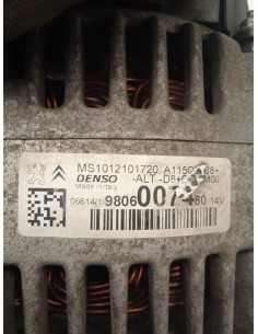 Recambio de alternador para citroën c3 ii (sc_) 1.2 vti 82 referencia OEM IAM 9806007480   2