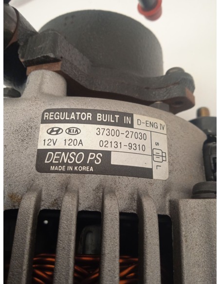 Recambio de alternador para hyundai tucson (jm) 2.0 crdi referencia OEM IAM 3730027030  