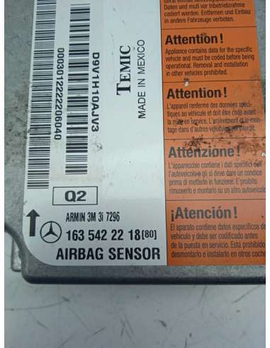 CENTRALITA AIRBAG MERCEDES CLASE M...