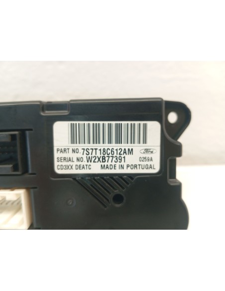 Recambio de mando climatizador para ford mondeo iv (ba7) 2.2 tdci referencia OEM IAM 7S7T18C612AM  