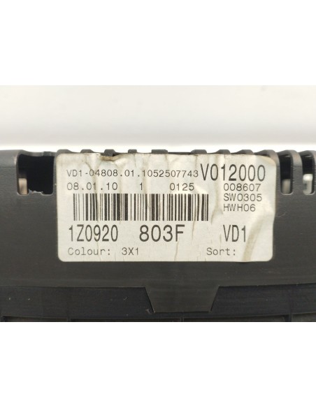 Recambio de cuadro instrumentos para skoda octavia ii (1z3) 1.4 tsi referencia OEM IAM 1Z0920803F  