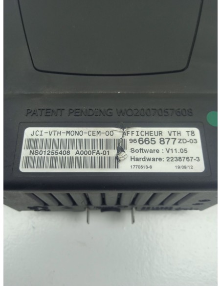 Recambio de pantalla multifuncion para peugeot 5008 (0u_, 0e_) 1.6 16v referencia OEM IAM   