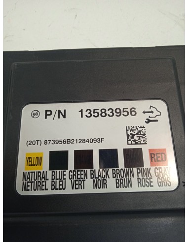 Recambio de modulo electronico para opel astra j gtc 2.0 cdti (08) referencia OEM IAM 13583956  