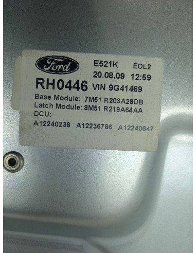 Recambio de elevalunas delantero derecho para ford kuga i 2.0 tdci referencia OEM IAM   