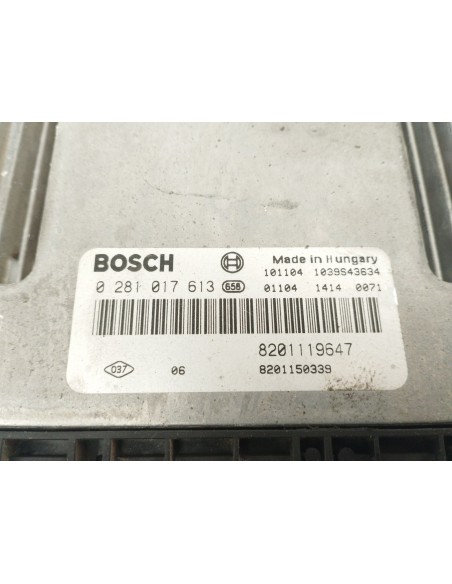 Recambio de centralita motor uce para renault laguna iii dynamique tomtom referencia OEM IAM 8201119647  
