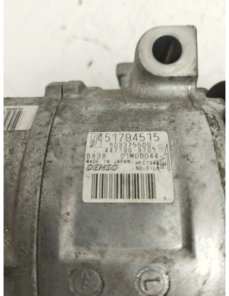 Recambio de compresor aire acondicionado para lancia delta (181) oro referencia OEM IAM 51794515  