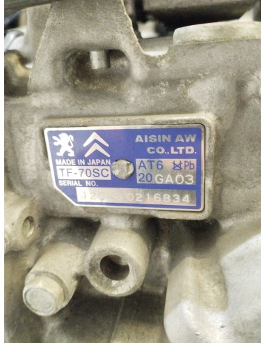 Recambio de caja cambios para peugeot 5008 (0u_, 0e_) 1.6 16v referencia OEM IAM 20GA03 AUTOMATICA 