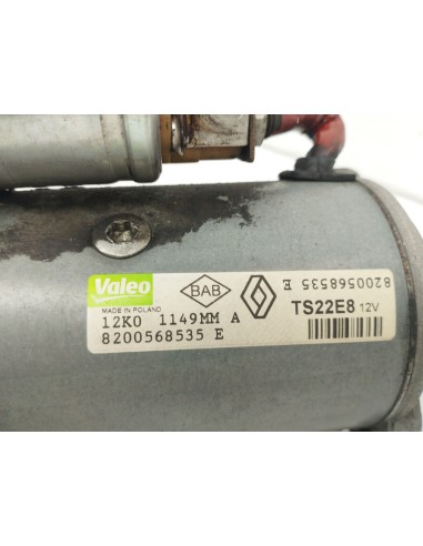 Recambio de motor arranque para renault laguna iii dynamique tomtom referencia OEM IAM 8200568535E  