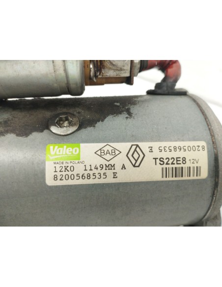 Recambio de motor arranque para renault laguna iii dynamique tomtom referencia OEM IAM 8200568535E  