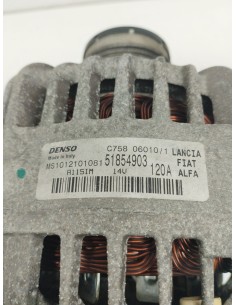 Recambio de alternador para lancia delta (181) oro referencia OEM IAM 51854903   2