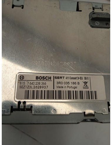 Recambio de sistema audio / radio cd para seat exeo (3r2) 2.0 tdi referencia OEM IAM 3R0035186B  