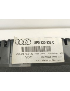 Recambio de cuadro instrumentos para audi a3 (8p1) 2.0 tdi 16v referencia OEM IAM 8P0920932C   2