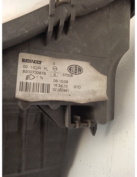 Recambio de faro izquierdo para dacia sandero 1.2 16v lpg referencia OEM IAM 8200733878  