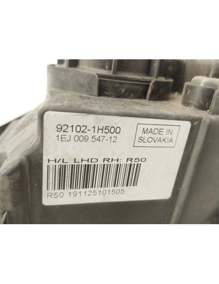 Recambio de faro derecho para kia cee´d hatchback (ed) 2.0 referencia OEM IAM 921021H500  