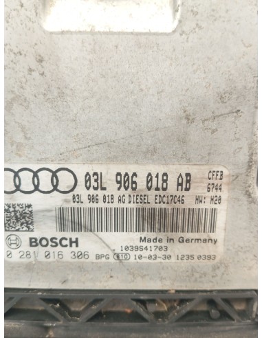 Recambio de centralita motor uce para audi a3 (8p1) 2.0 tdi 16v referencia OEM IAM 03L906018AB  