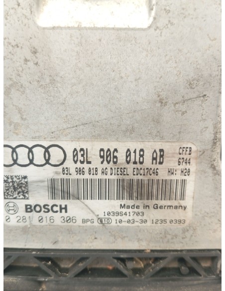 Recambio de centralita motor uce para audi a3 (8p1) 2.0 tdi 16v referencia OEM IAM 03L906018AB  