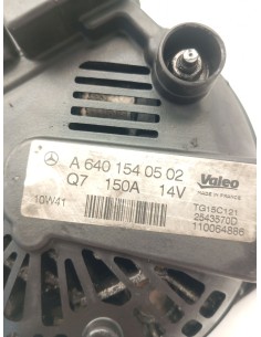 Recambio de alternador para mercedes-benz clase b sports tourer (w245) b 180 cdi (245.207) referencia OEM IAM A6401540502   2