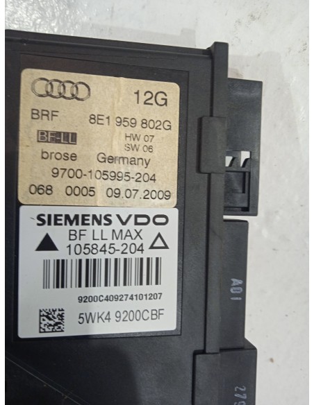 Recambio de elevalunas delantero derecho para seat exeo (3r2) 2.0 tdi referencia OEM IAM 8E0837462C  