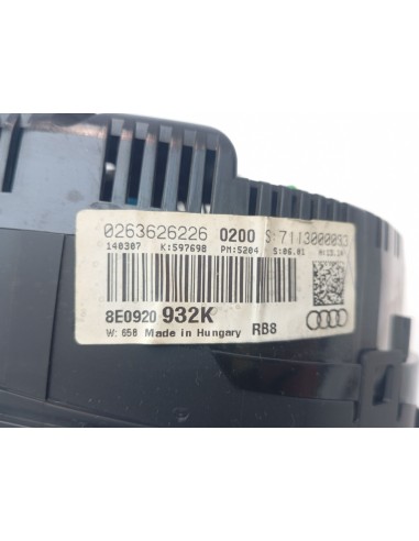 Recambio de cuadro instrumentos para audi a4 b7 avant (8ed) 3.0 tdi quattro referencia OEM IAM 8E0920932K  