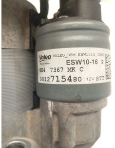Recambio de motor arranque para peugeot 2008 ii (ud_, us_, uy_, uj_, ur_, uc_) 1.2 puretech 100 referencia OEM IAM 9812715480   2