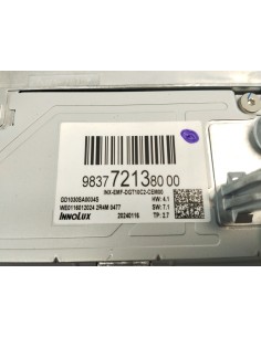 Recambio de pantalla multifuncion para peugeot 208 ii (ub_, up_, uw_, uj_) 1.2 puretech 100 referencia OEM IAM 9837721380  