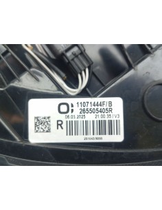 Recambio de piloto trasero derecho para renault clio v (b7_) tce 90 (b7mt) referencia OEM IAM 265505405R   2