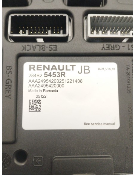 Recambio de modulo electronico para renault clio v (b7_) tce 90 (b7mt) referencia OEM IAM 284B25453R  