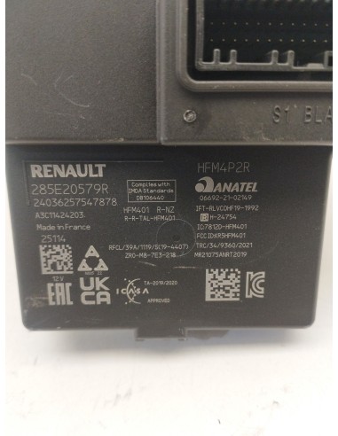 Recambio de modulo electronico para renault clio v (b7_) tce 90 (b7mt) referencia OEM IAM 285E20579R  