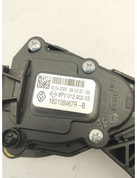 Recambio de potenciometro pedal para renault clio v (b7_) tce 90 (b7mt) referencia OEM IAM 180108467R  